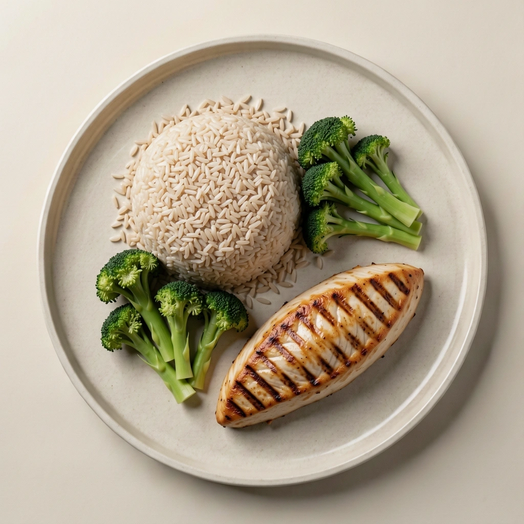 A balanced daily menu example